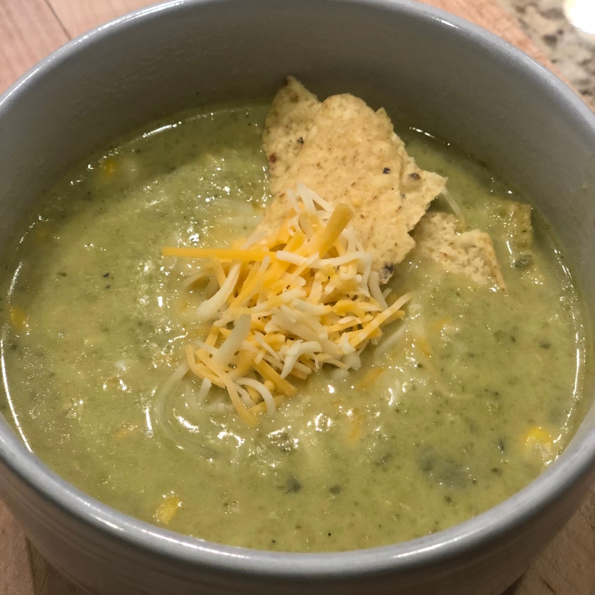 Creamy Roasted Poblano Pepper&nbsp;Soup