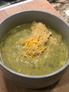 Creamy Roasted Poblano Pepper&nbsp;Soup