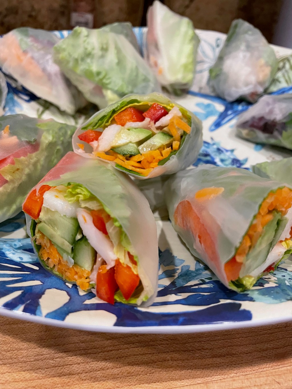 Thai Summer Rolls with Fresh&nbsp;Vegetables