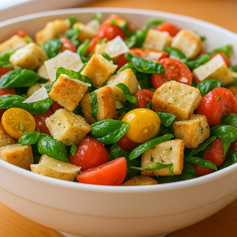 🌿 Italian Bread Salad&nbsp;(Panzanella)